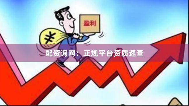 配资询网：正规平台资质速查
